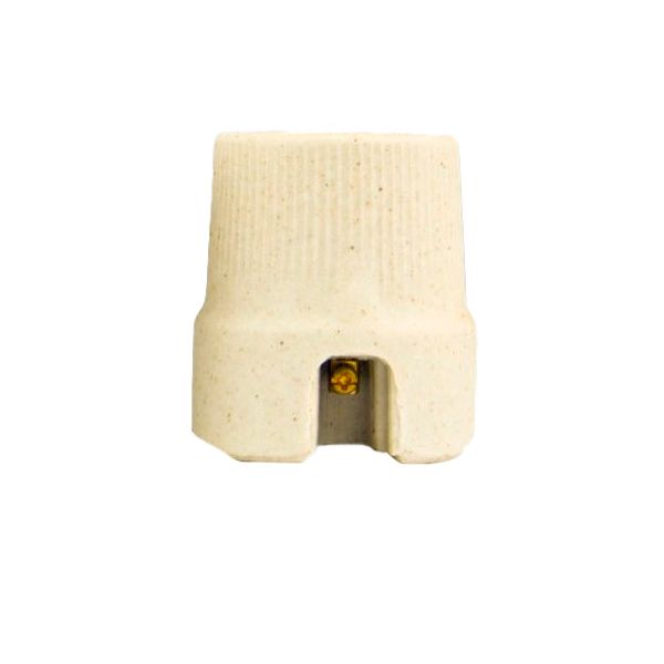 PORTA LAMPADA PORCELANA E27 4A - COM BORDA