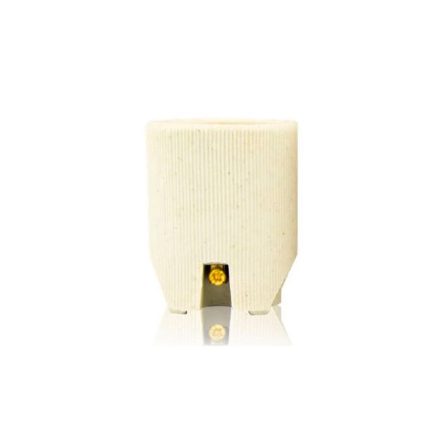 PORTA LAMPADA PORCELANA E27 4A - LISO 