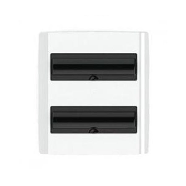 QUADRO DE DISJUTORES 24DIN EMBUTIR FUMÊ ILUMI