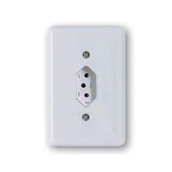 Conjunto Tomada 2P+T 10A 250V Stylus Ilumi