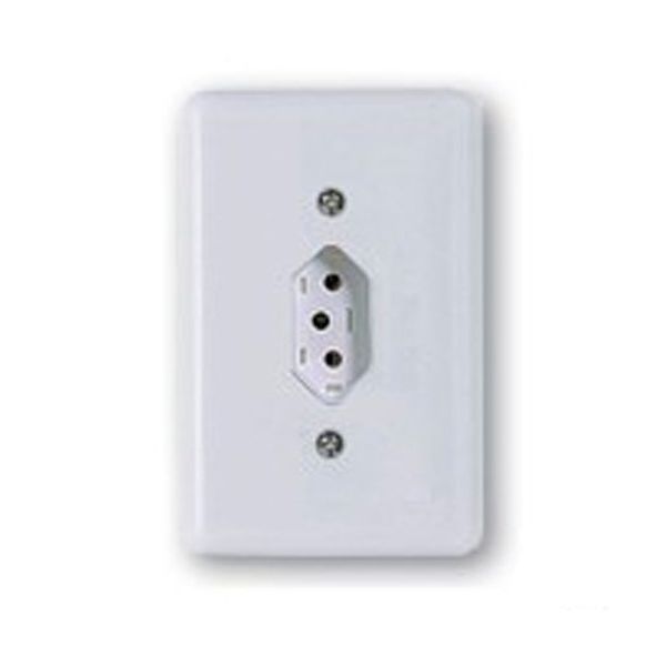 CONJUNTO TOMADA 2P+T 20A BRANCO STYLUS - ILUMI