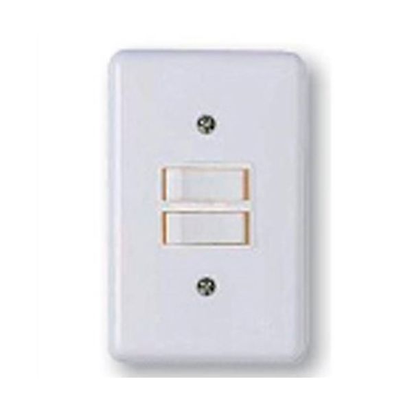 CONJUNTO 2 INTERRUPTOR SIMPLES BRANCO STYLUS