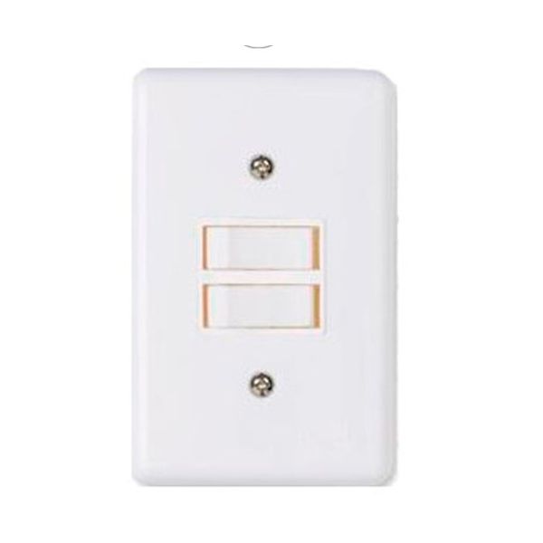Conjunto Stylus 1 Interruptor Simples +1 Interruptor Paralelo ILUMI