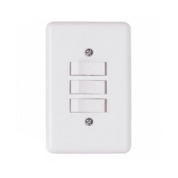 Conjunto 3 Interruptores Paralelos 6A 250V Stylus Ilumi