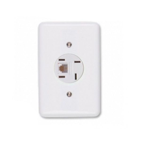 CONJUNTO BRANCO STYLUS 1 TOMADA TELEBRAS RJ11 2551 ILUMI