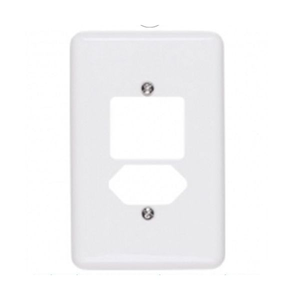 PLACA 4X2 PARA 2 TECLAS + 1 TOMADA BR STYLUS