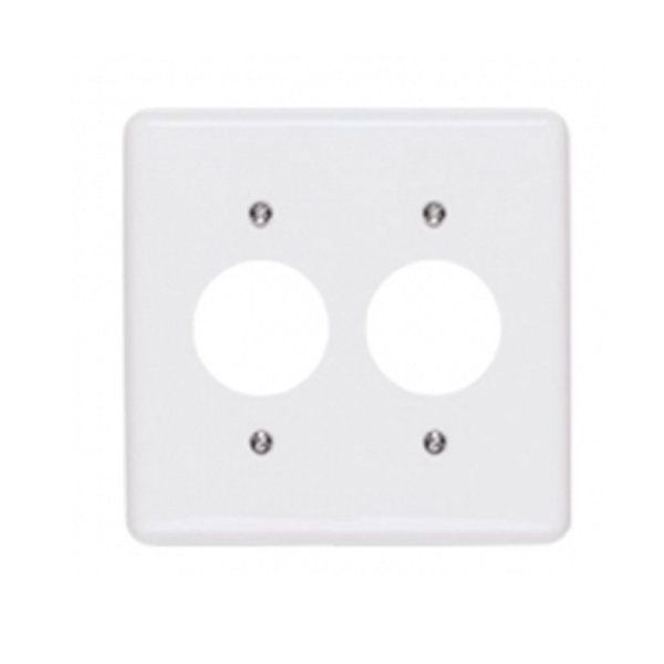 PLACA 4X4 2 TOMADA REDONDA BR STYLUS