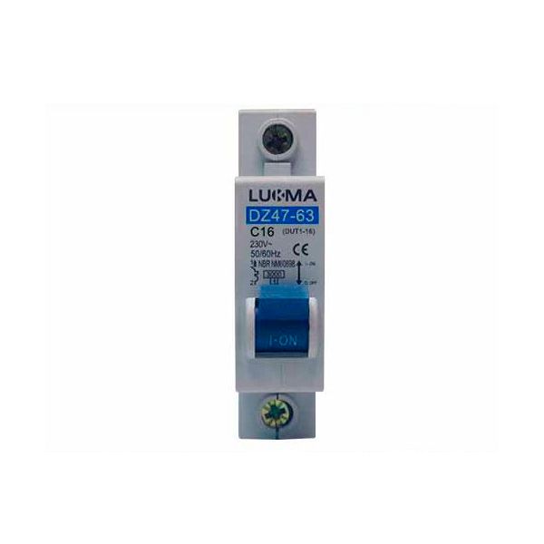 DISJUNTOR DIN UNIPOLAR 32A LUKMA