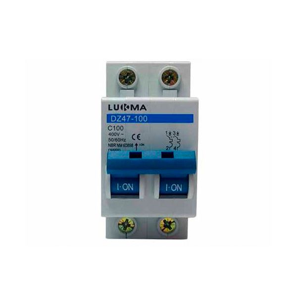 DISJUNTOR DIN BIPOLAR 16A 
