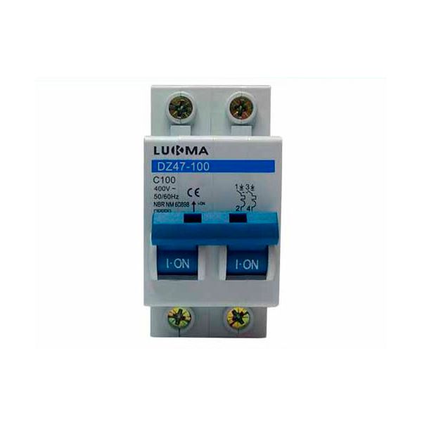 DISJUNTOR DIN BIPOLAR 20A 