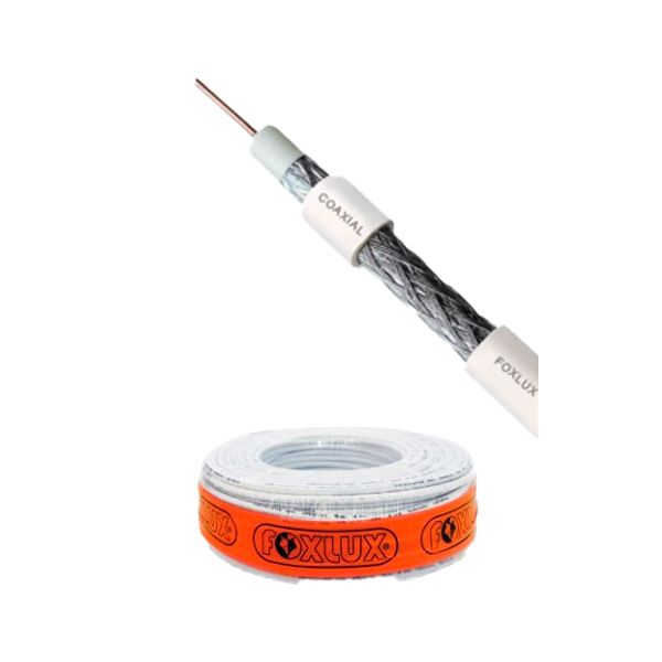 CABO COAXIAL RG6 95% 100M FOXLUX