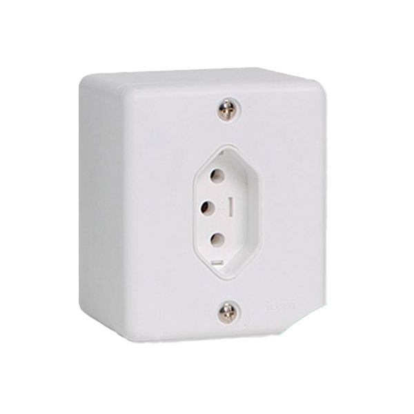 Tomada Fixa de Sobrepor Bipolar 2P + T 20A 250V ILUMI