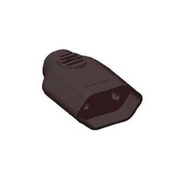 PLUGUE FÊMEA 2P 10A PRETO ILUMI