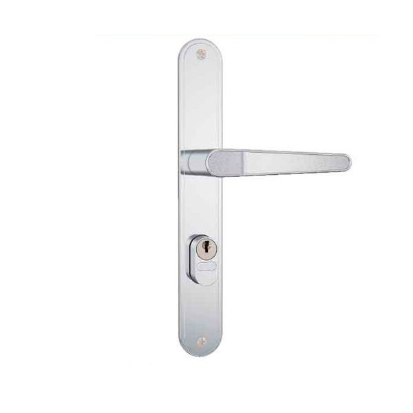 Fechadura Externa Stam em Aco Inox e Latao 601-602/03