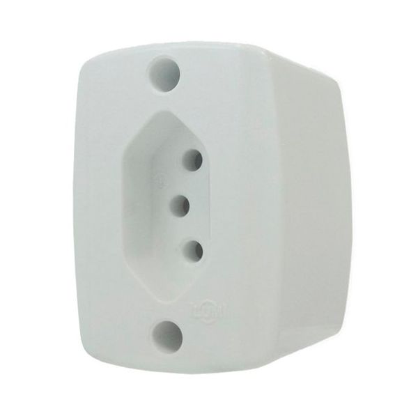 TOMADA EXTERNA RETANGULAR 2P+T 10A ILUMI