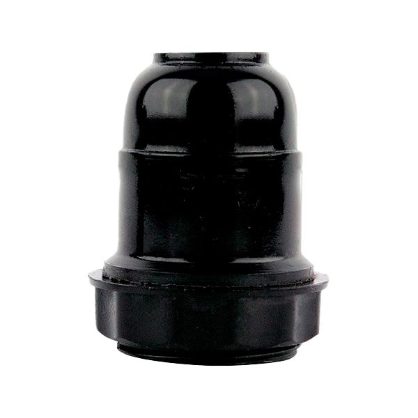 PORTA LAMPADA E27 PENDENTE ABAJUR PRETO FOXLUX