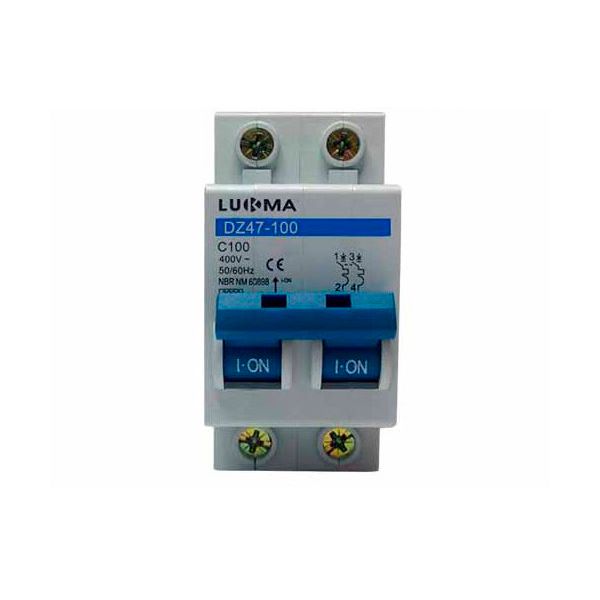 DISJUNTOR DIN BIPOLAR 6A 