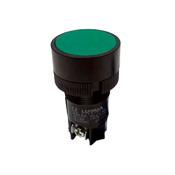 BOTÃO MONOBLOCO PULSANTE LK-EA135 VD 1NA+1NF 