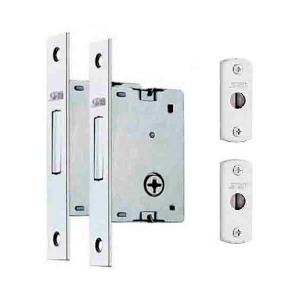 FECHADURA AUXILIAR 1001 (PAR) INOX STAM