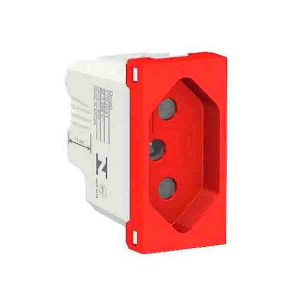 MODULO TOMADA 2P+T 20A VERMELHO ORION