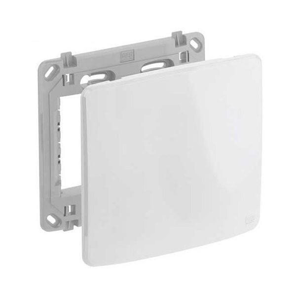 PLACA COM SUPORTE 4X4 CEGA BRANCO COMPOSÉ