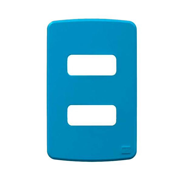 PLACA 4X2 2 MOD AZUL COMPOSÉ
