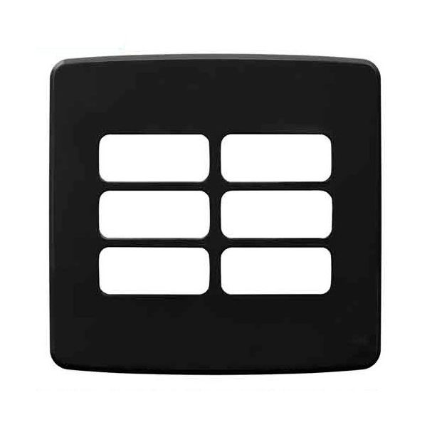 PLACA 4X4 6 MOD PRETO COMPOSÉ