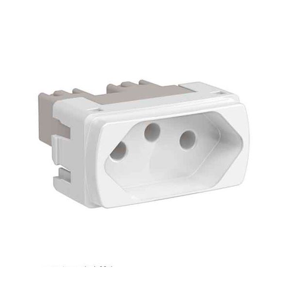 MODULO TOMADA 2P+T 20A BRANCO MILUZ