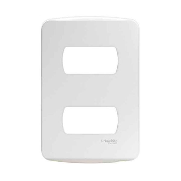 PLACA COM SUPORTE 4X2 1 MÓDULO HORIZ BRANCO MILUZ