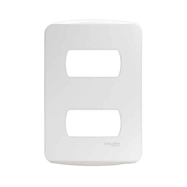 PLACA COM SUPORTE 4X2 2 MÓDULOS SEPARADOS BRANCO MILUZ
