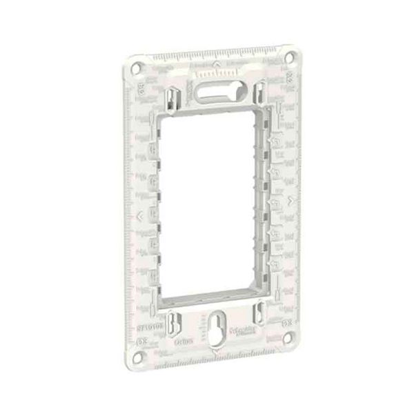 SUPORTE 4X2 PARA 3 MÓDULOS BRANCO ORION