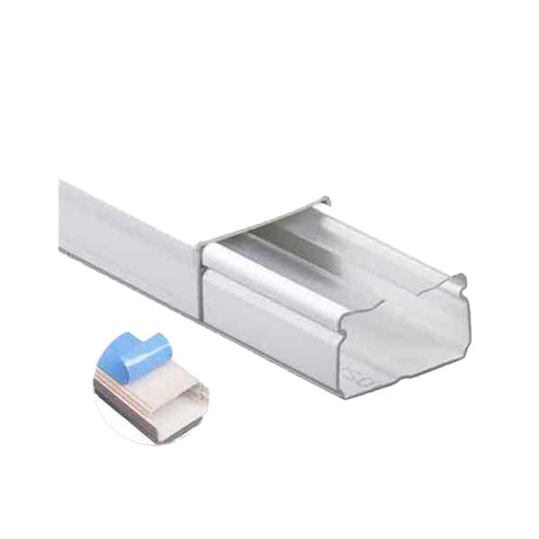 CANALETA BRANCA 25X25X2M SEM DIVISÓRIA COM FITA COM RETENTOR DEXSON