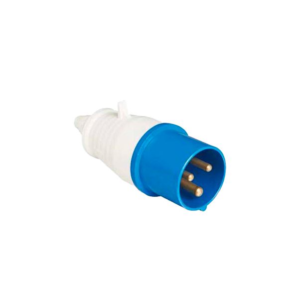 PLUGUE INDUSTRIAL 250V 32A 2P+T 6H AZUL WEG