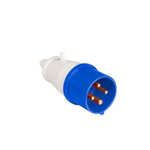 PLUG INDUSTRIAL 250V 16A 3P+T 9H AZUL WEG