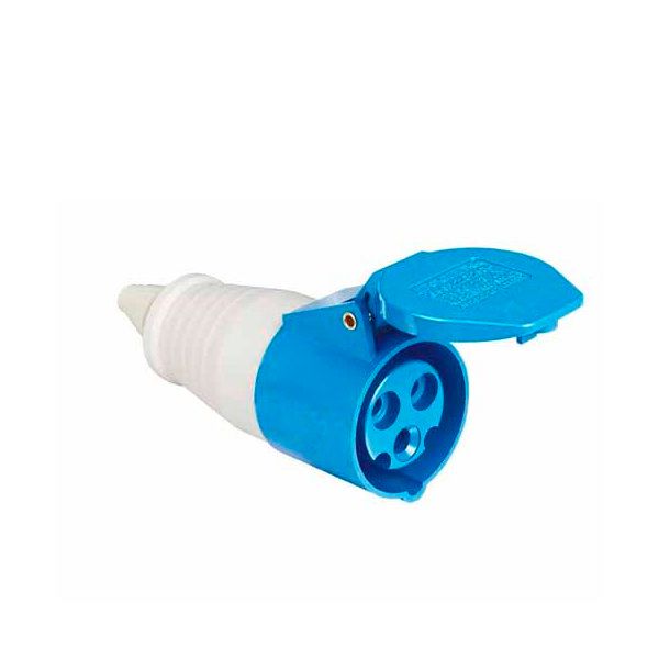 ACOPLAMENTO INDUSTRIAL 250V 32A 2P+T 6H AZ WEG