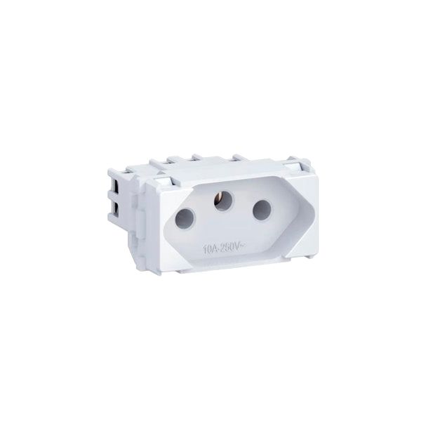MODULO TOMADA 2P+T 20A BRANCO EQUILE