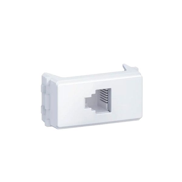 MODULO TELEFONE RJ11 2 FIOS BRANCO EQUILE