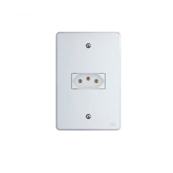 CONJUNTO TOMADA 2P+T 20A BRANCO EQUILE