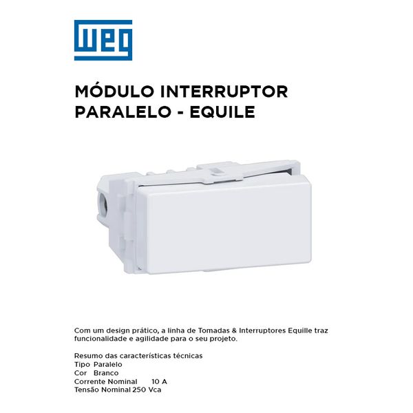MODULO INT PARALELO BRANCO EQUILE