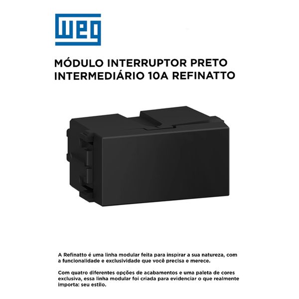 MODULO INT INTERMEDIARIO 10A PRETO REFINATTO