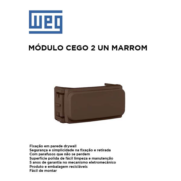 MODULO CEGO (2UN) MARROM COMPOSÉ