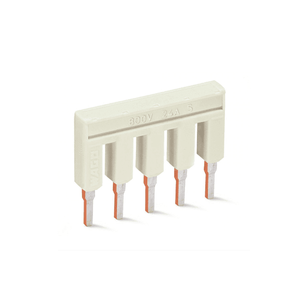 BARRA DE JUMPERS DE ENCAIXE ISOL 5 VIAS 25A WAGO