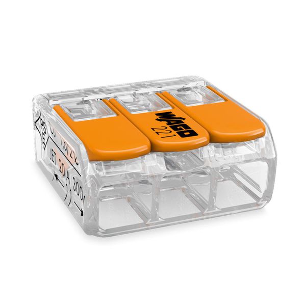 CONECTOR DE EMENDA 221 3P 4MM WAGO