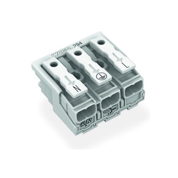 CONECTOR DE PASSAGEM 3P 2,5MM WAGO