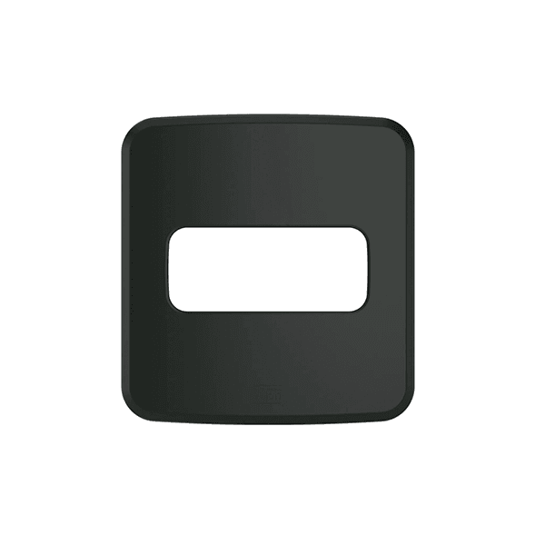 PLACA EMBUTIR MOVEIS E PEDRAS 60MM PRETO COMPOSÉ