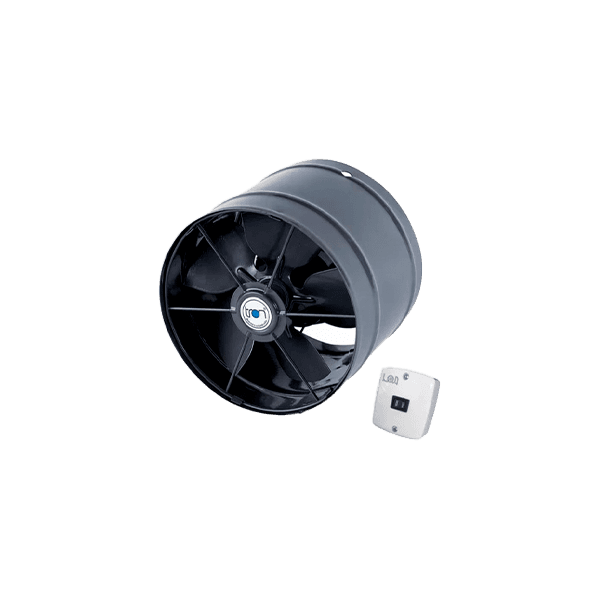 EXAUSTOR AXIAL INDUSTRIAL BIVOLT 20CM GRAFITE