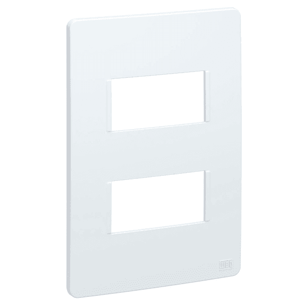PLACA 4X2 2 MOD BRANCO ESATTA
