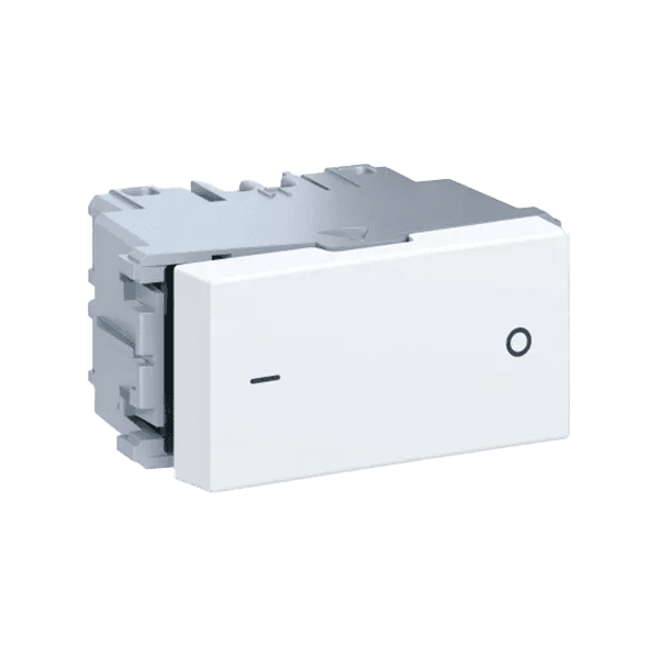 MODULO INTERRUPTOR BIPOLAR SIMPLES BRANCO 10A ESATTA