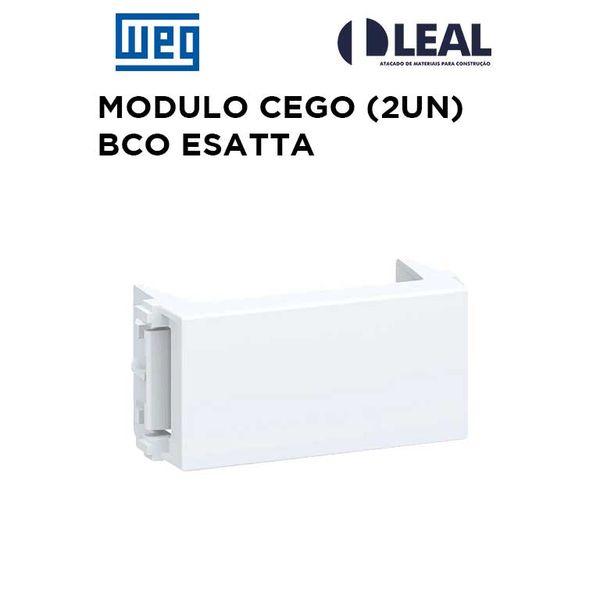 MODULO CEGO (2UN) BRANCO ESATTA