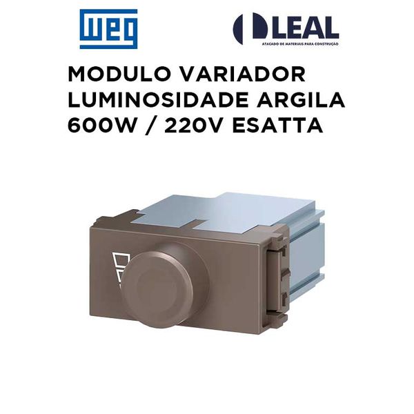 MODULO VARIADOR LUMINOSIDADE ARGILA 600W / 220V ESATTA